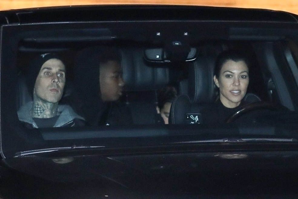Kourtney Kardashian i Travis Baker w Malibu - 18.02.2019