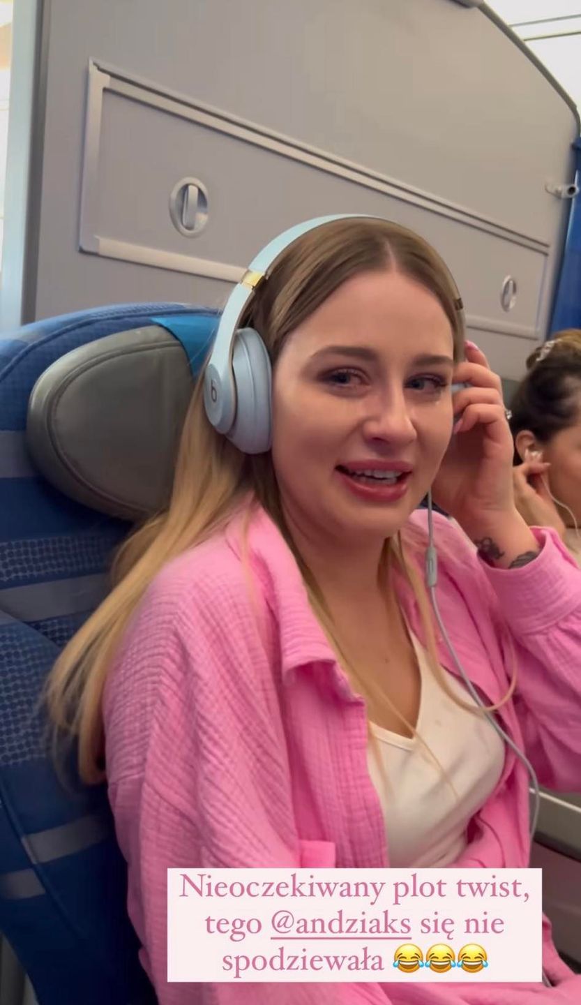 Andziaks płacze przy filmie w podróży do Miami