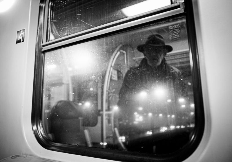 Nocny pociąg w Mediatece