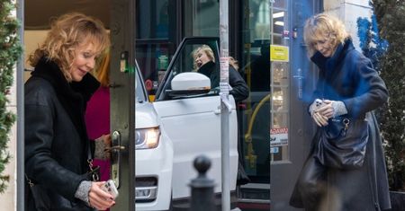 Beata Ścibakówna parkuje na... chodniku. Spieszyło jej się do jubilera