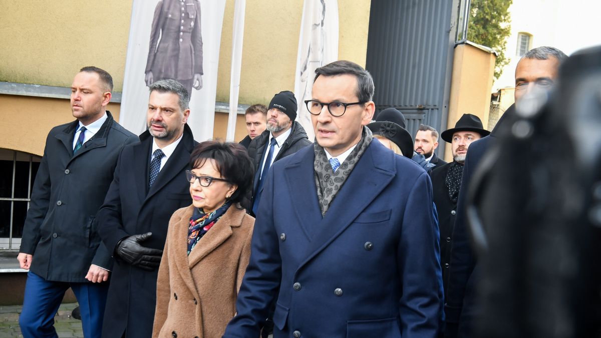 Mateusz Morawiecki i Elżbieta Witek w 2023 r.