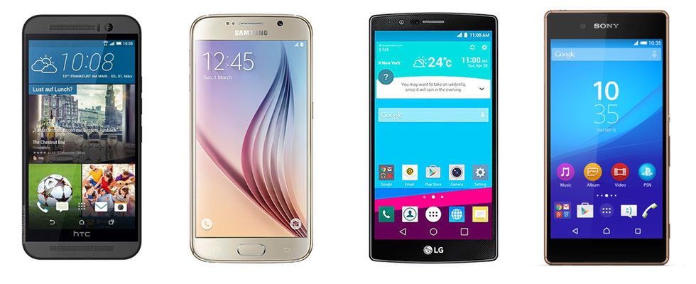 HTC One M9 vs Samsung Galaxy S6 vs Sony Xperia Z3+ vs LG G4 - który jest najlepszy? 3