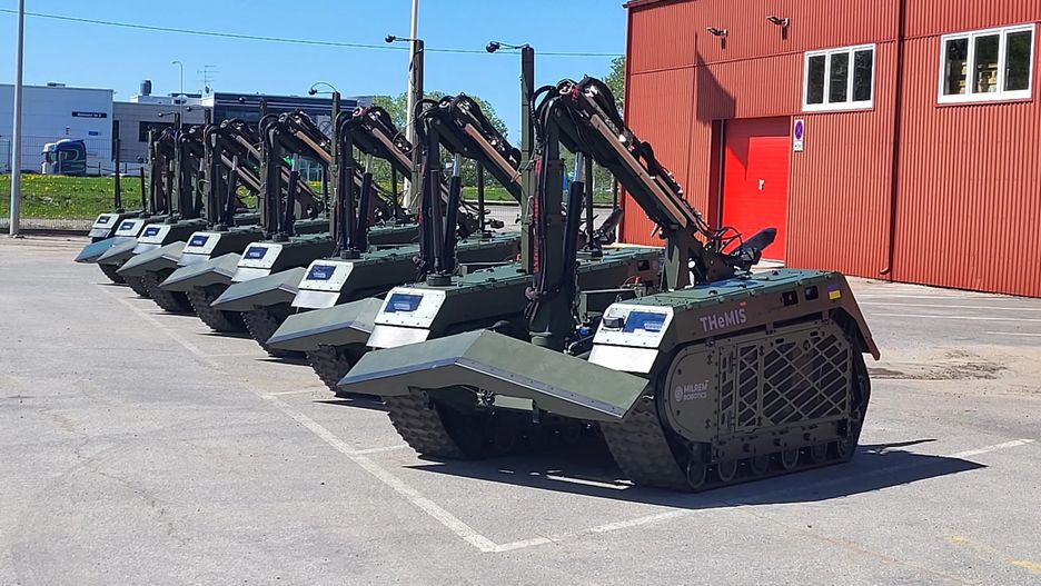 Systemy ROCUS bazujące na robotach THeMIS przekazane Ukrainie.