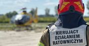 Wypadek na S7. Dwie osoby w szpitalu, lądował śmigłowiec LPR