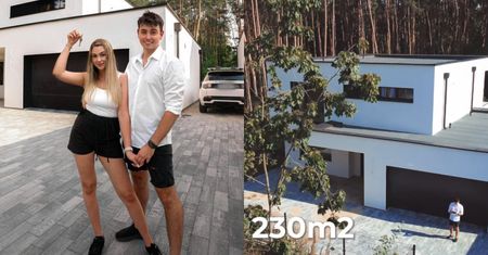 Sylwia Przybysz i Jan Dąbrowski KUPILI 230-metrowy DOM! "Podpisaliśmy akt notarialny i staliśmy się właścicielami tego PIĘKNA" (ZDJĘCIA)