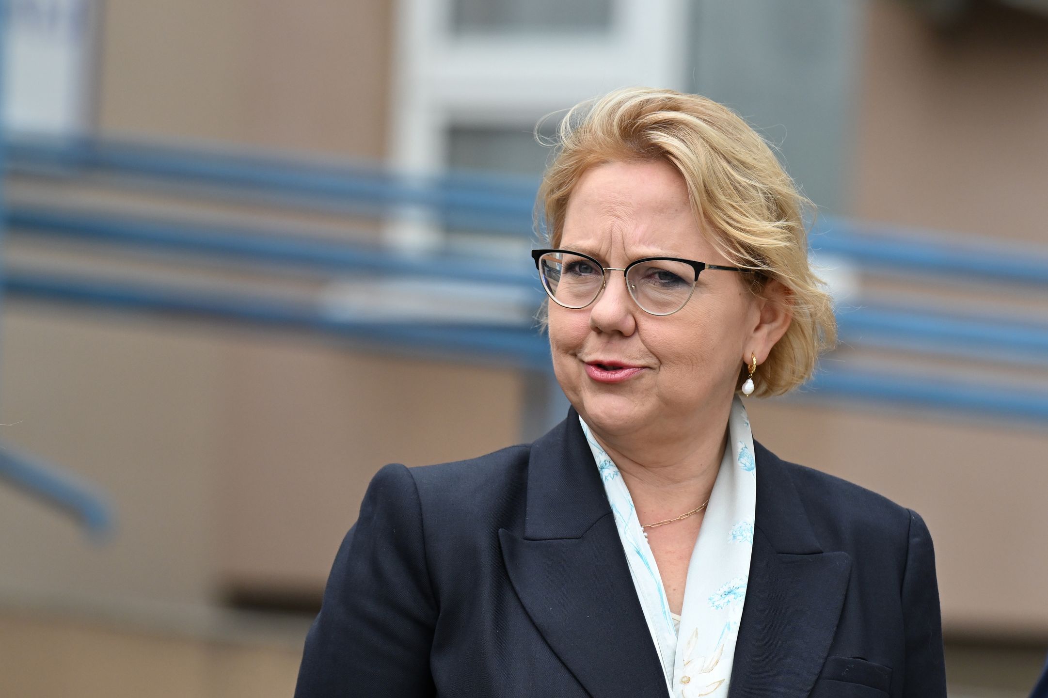 Anna Moskwa
Przysucha, 07.10.2023. Minister klimatu i srodowiska Anna Moskwa podczas konferencji prasowej w siedzibie Samodzielnego Publicznego Zespo�u Zak�ad�w Opieki Zdrowotnej w Przysusze, 7 bm. Spotkanie tow. podpisaniu umowy na dofinansowanie termomodernizacji plac�wki. (jm) PAP/Piotr Polak
Piotr Polak
konferencja prasowa, siedziba szpitala w Przysusze, termomodernizacja, polityk, polityka, wizyta krajowa
