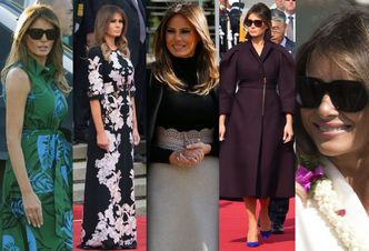 Zobaczcie WSZYSTKIE stylizacje Melanii Trump z Azji. Zachwyciła?