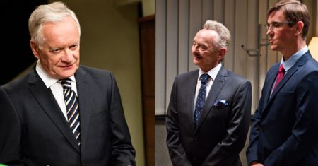 Mamy zdjęcia z drugiego sezonu "Ucha Prezesa". Jak Andrzej Seweryn wypadnie w roli Jarosława Gowina?