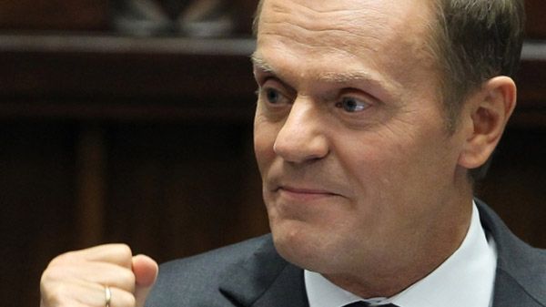 Donald Tusk podczas drugiego expose