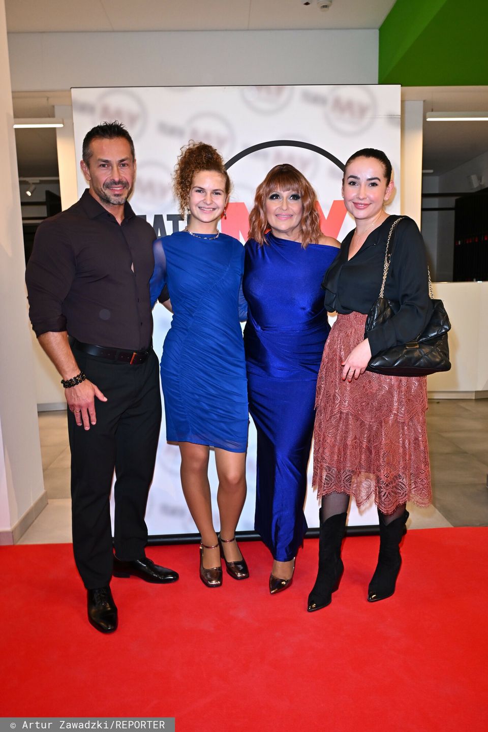 Katarzyna Skrzynecka, Marcin, Alikia i Paula Łopuccy