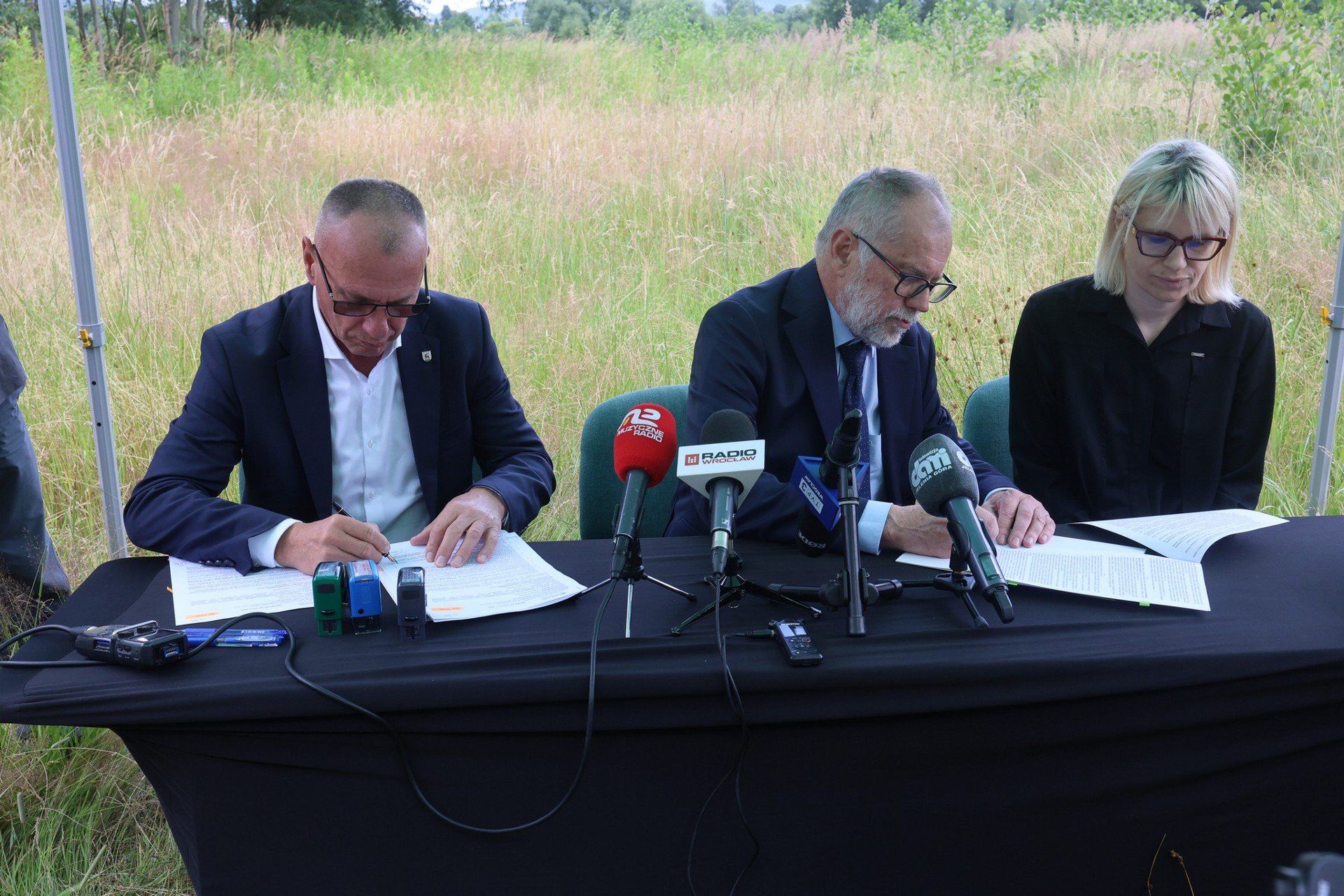 Lipiec 2025. Jelenia Góra. Podpisanie umowy na odwiert geotermalny C3