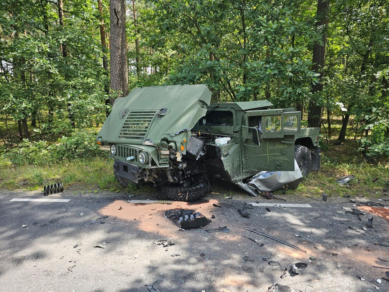 "Pasek" kontra Hummer. Wypadek pod Bolesławcem