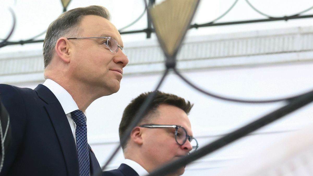 Andrzej Duda i marszałek Szymon Holownia