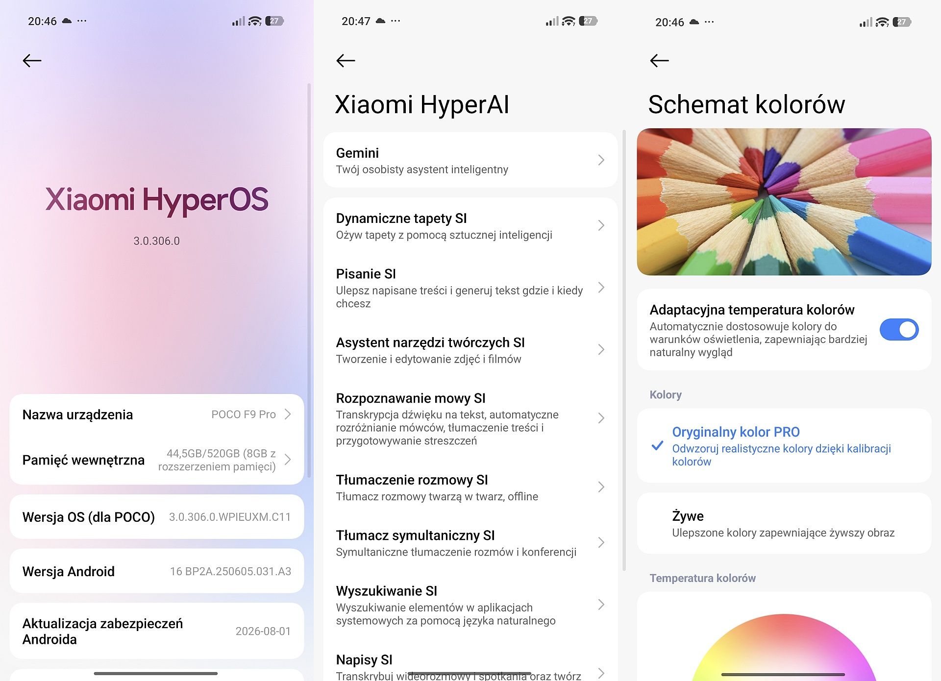 Xiaomi HyperOS 3 to system w POCO F9 Pro