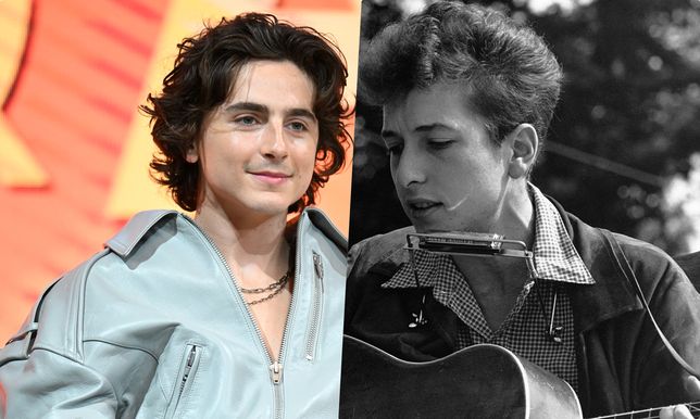 Timothée Chalamet i młody Bob Dylan