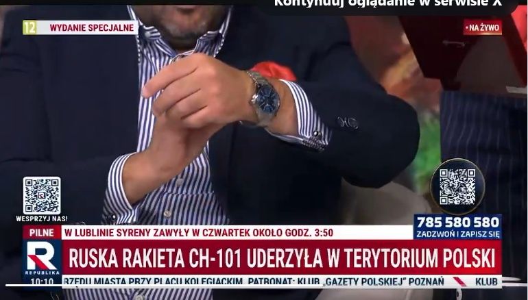 TV Republika złamała przepisy reklamą zegarka?