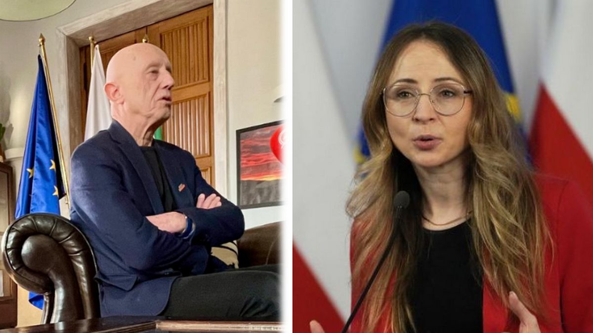 Jerzy Hardie-Douglas, burmistrz Szczecinka i Agnieszka Dziemiano