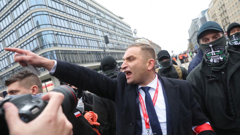 Robert Bąkiewicz jest organizatorem Marszu Niepodległości