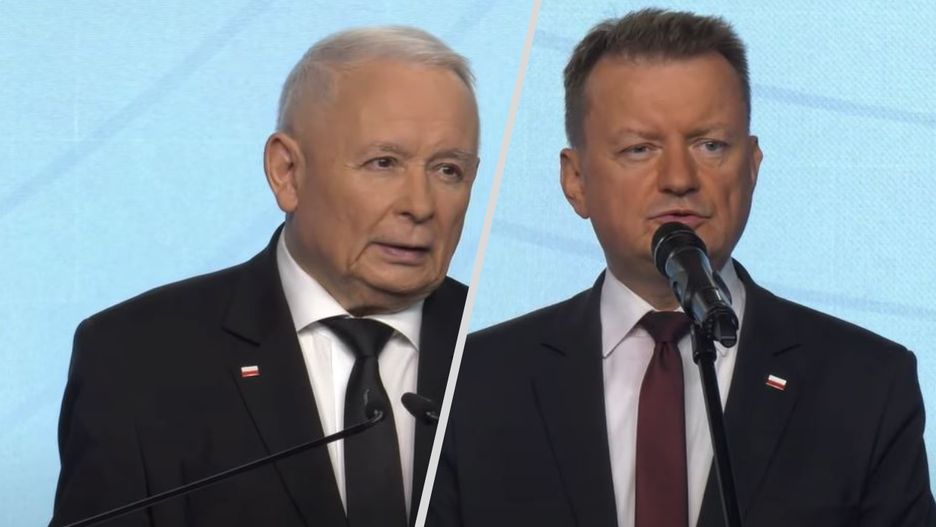 Jarosław Kaczyński i Mariusz Błaszczak