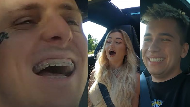 Tromba z Ekipy Friza "testuje przyspieszenie" auta 