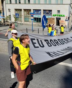 Amnesty International zorganizowała protest w Warszawie