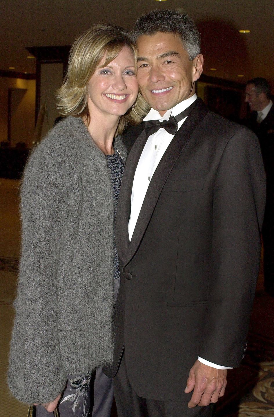 Olivia Newton-John i Patrick McDermott w 2001 r.