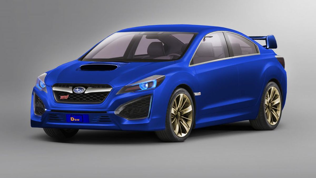 2014 Subaru WRX STI (wizualizacja na bazie 2010 Subaru Impreza Design Concept autor: DdW)