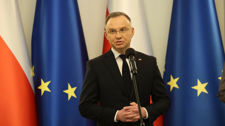 Zmiany personalne w Kancelarii Prezydenta RP
03.02.2025 Warszawa Uroczystosc dokonania zmian w kierownictwie Kancelarii Prezydenta RP oraz kierownictwie Biura Bezpieczenstwa Narodowego fot. Andrzej Iwanczuk/REPORTER
N/z: Andrzej Duda
Andrzej Iwanczuk/REPORTER
