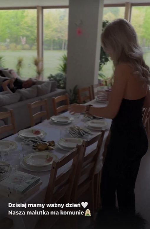 Komunia córki Justyny Steczkowskiej