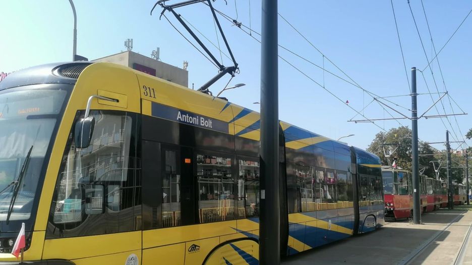 Zderzenie tramwajów na ulicy Kraszewskiego w Toruniu