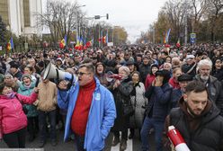 Blokowali centrum Kiszyniowa. Prorosyjska demonstracja