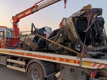 Łagów: Po tragicznym wypadku BMW rozpadło się na kawałki