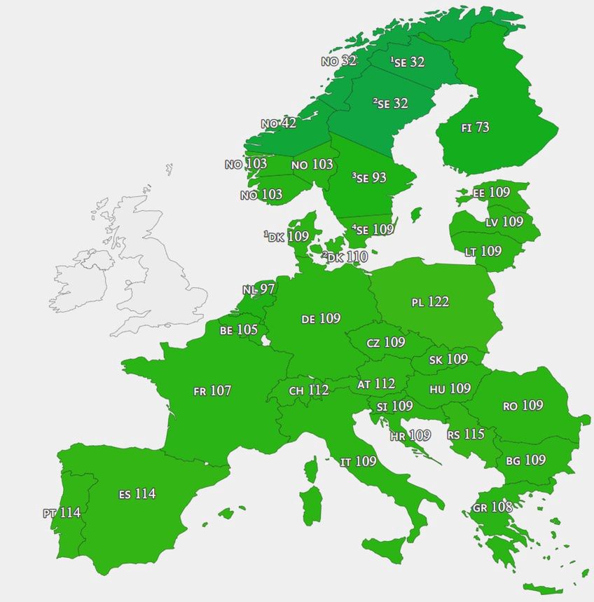 Estymowane ceny za mW/h prądu 10.01.2024