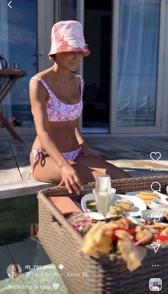 Małgorzata Rozenek-Majdan w stylowym bikini