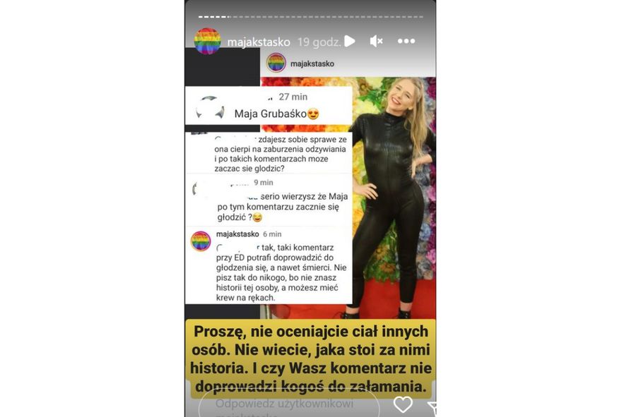 Maja Staśko o komentarzach dotyczących ciał innych