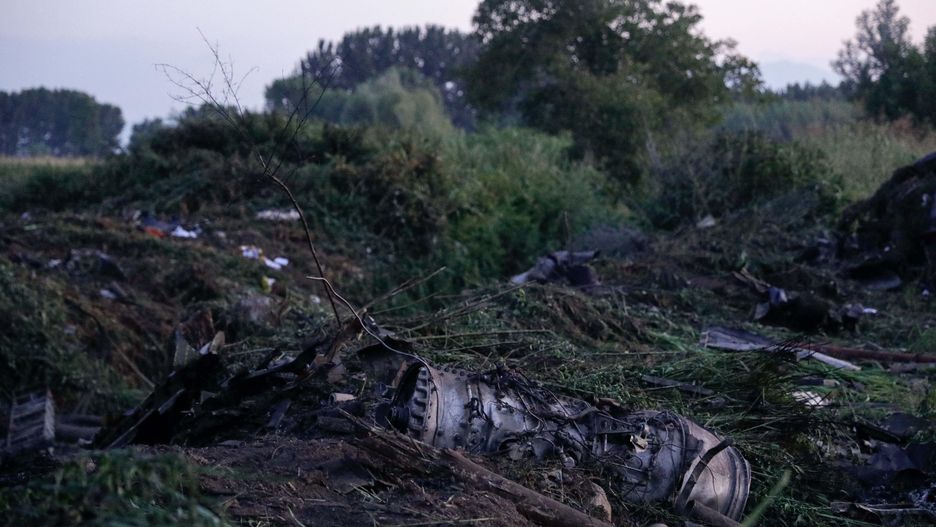 Antonow z Ukrainy z ładunkiem broni z Serbii rozbił się w Grecji