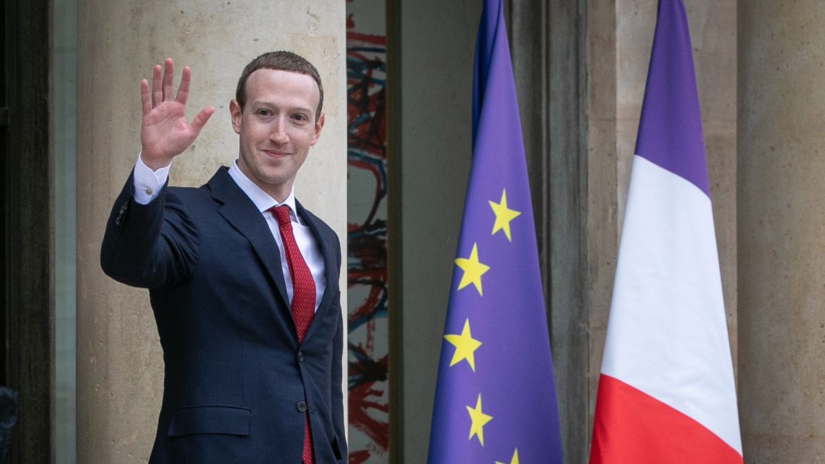 Mark Zuckerberg po wizycie w telewizji France 2 (Marc Piasecki / Getty)