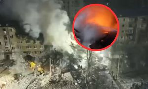 Rosjanie ostrzelali wieżowiec. Są ofiary śmiertelne