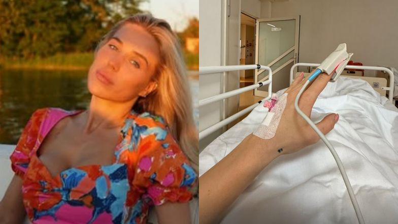 Laura Zawadzka w szpitalu