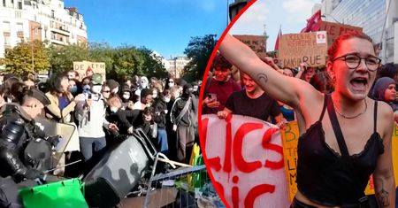 Chaos we Francji. Rodzice dołączyli do swoich dzieci. Nagrania