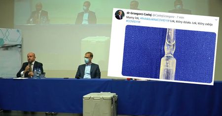 Biomed-Lublin pokazał swój lek na koronawirusa. "Zabija COVID-19!"