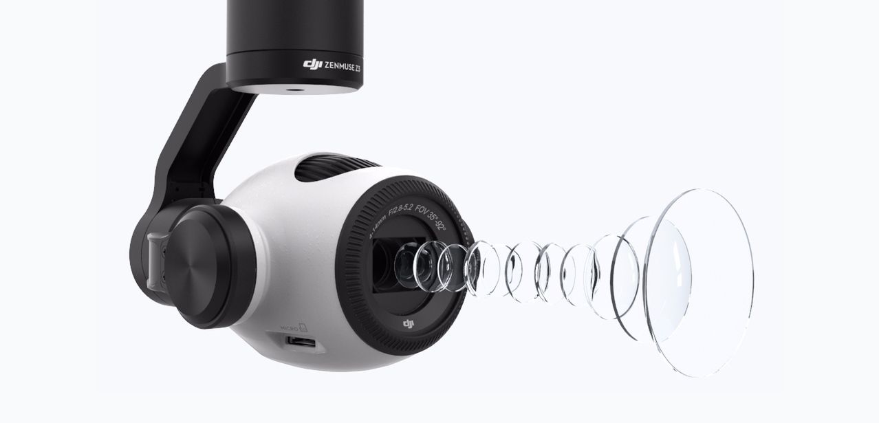 DJI Zenmuse Z3: kamera do drona z zoomem optycznym 3,5x 2