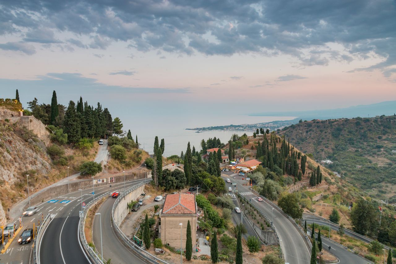 Aerial view of Sicily (illustrative photo)