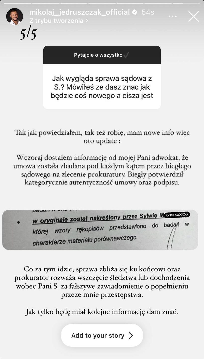 Post Mikołaja Jędruszczaka