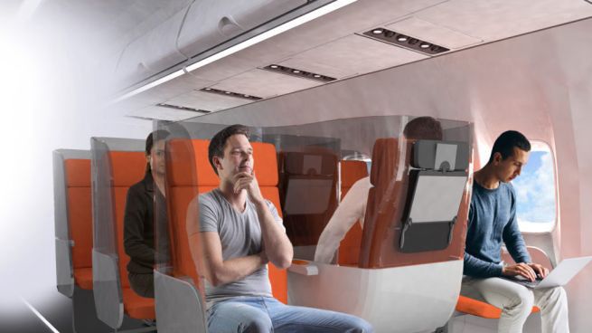 Avioninteriors przedstawia koncept wnętrza samolotu