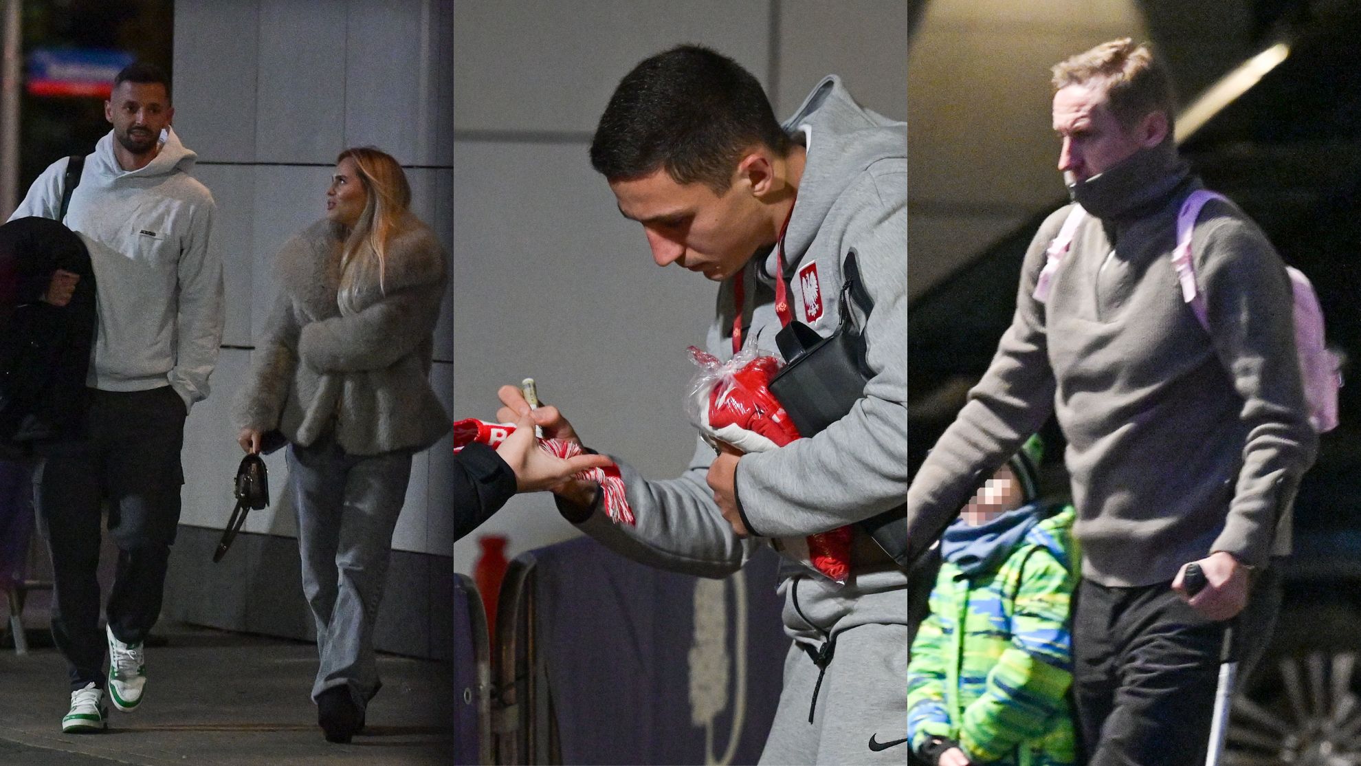 Polska kadra i ich goście po porażce ze Szkocją