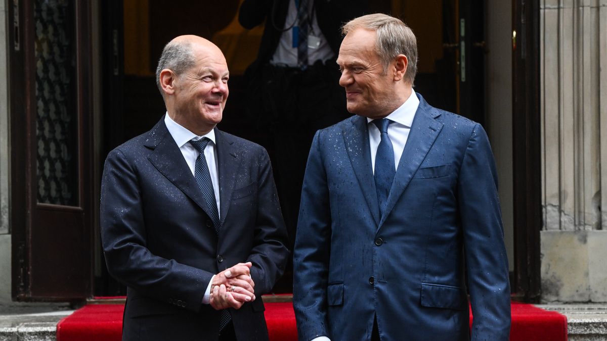 Olaf Scholz oraz Donald Tusk