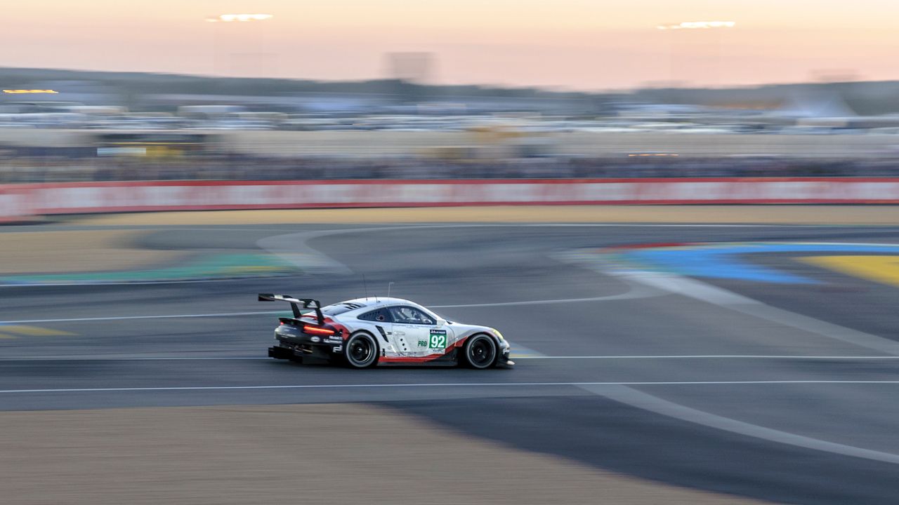 Porsche 911 RSR - zdecydowanie jeden z najgłośniejszych samochodów tegorocznego 24 h Le Mans.