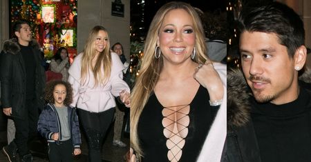 Wydekoltowana Mariah Carey z młodym kochankiem w Paryżu (ZDJĘCIA)