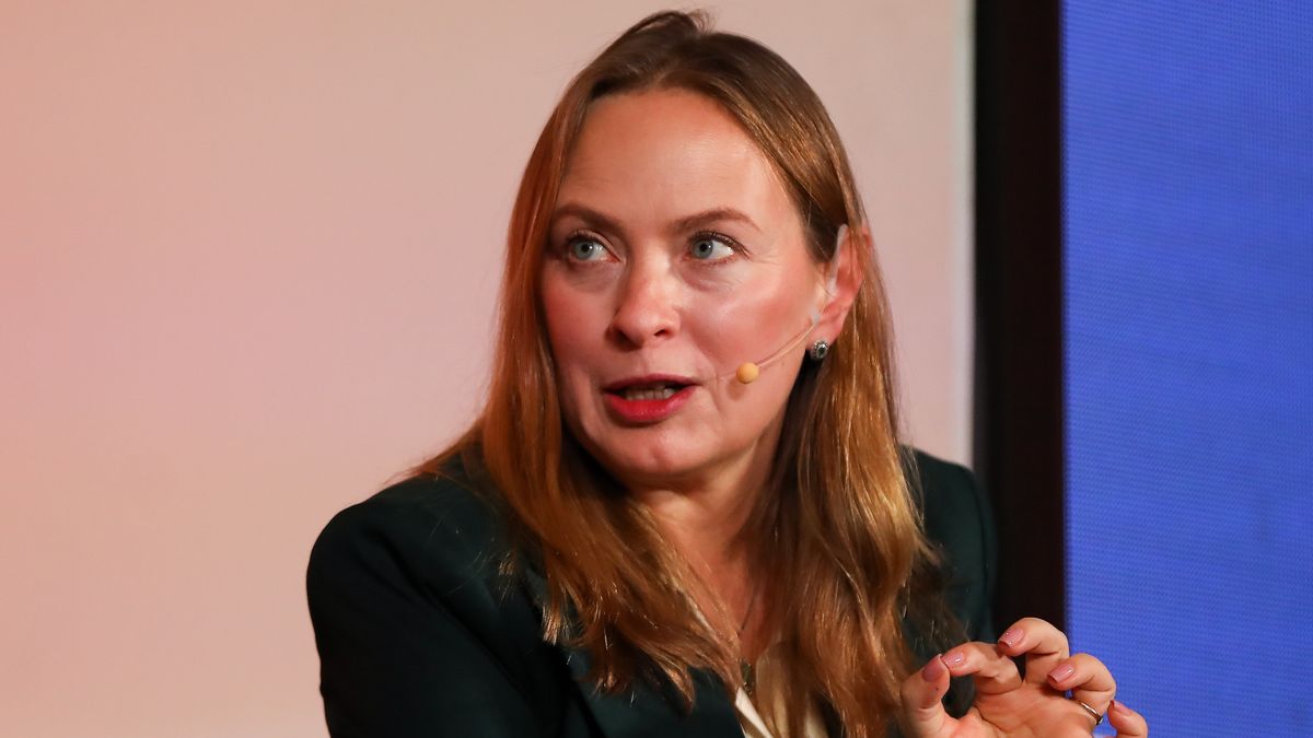 In Krynica-Zdroj, Poland, on October 29, 2025, Katarzyna Pelczynska-Nalecz, Minister of Funds and Regional Policy, and Mateusz Morawiecki, former Prime Minister and Law and Justice MP, participate in a panel discussion at the Krynica Forum 2025. The Krynica Forum is one of the largest and most important conference events in Poland. During numerous panels, experts, politicians, local government officials, and entrepreneurs discuss topics including the development, economy, and defense of Poland and Europe. The emphasis is on dialogue and the exchange of views to find concrete solutions. (Photo by Klaudia Radecka/NurPhoto via Getty Images)